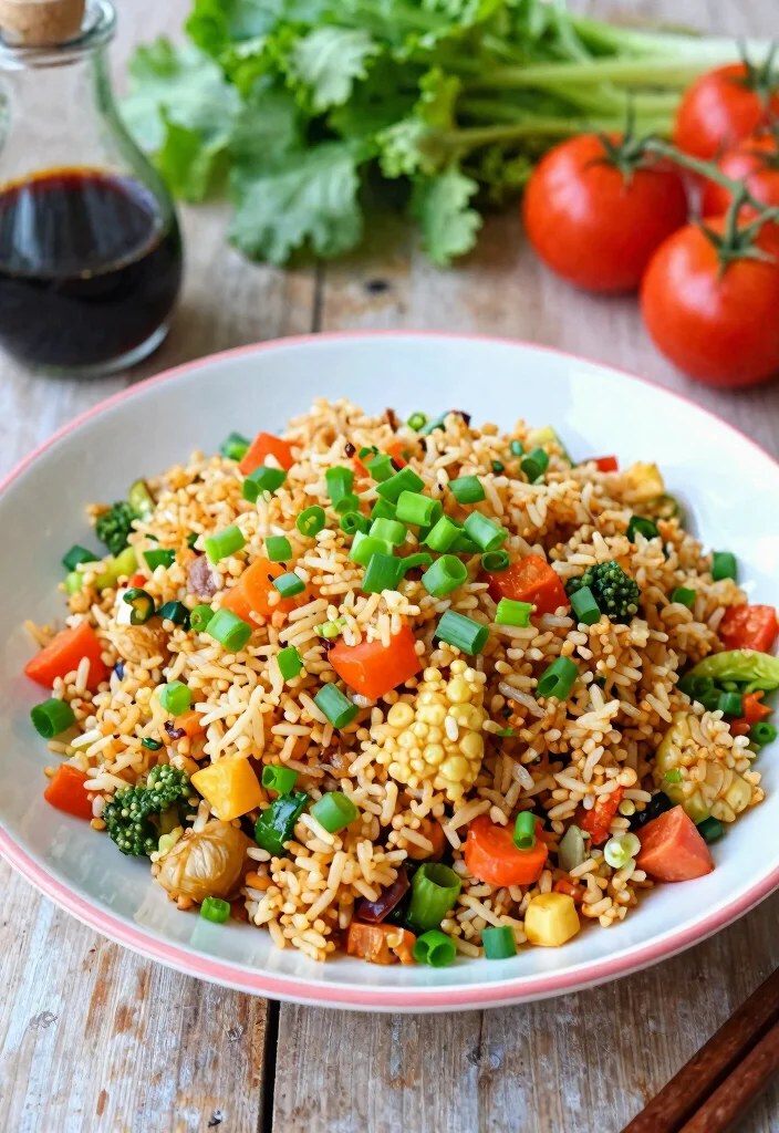 20 Cheap Dinner Recipes That Are Filling and Delicious - 13. Veggie Fried Rice 1