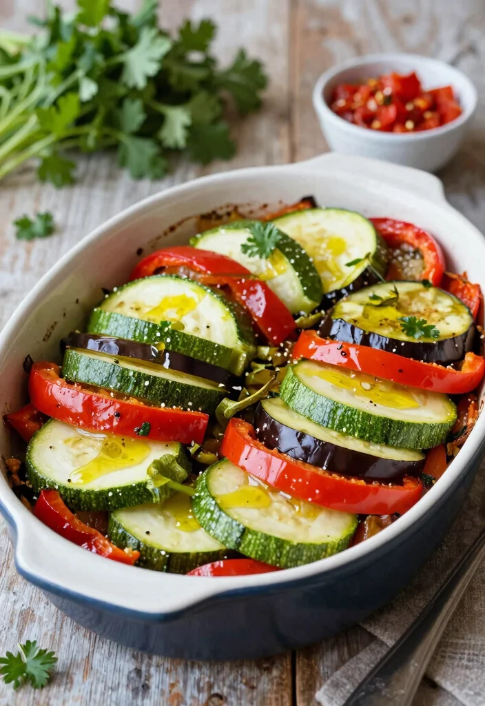 20 Cheap Dinner Recipes That Are Filling and Delicious - 14. Baked Ratatouille 1