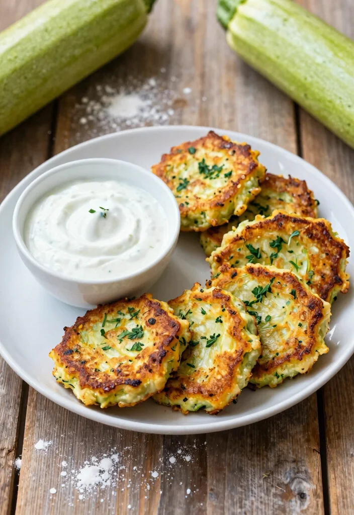 20 Cheap Dinner Recipes That Are Filling and Delicious - 16. Baked Zucchini Fritters 1