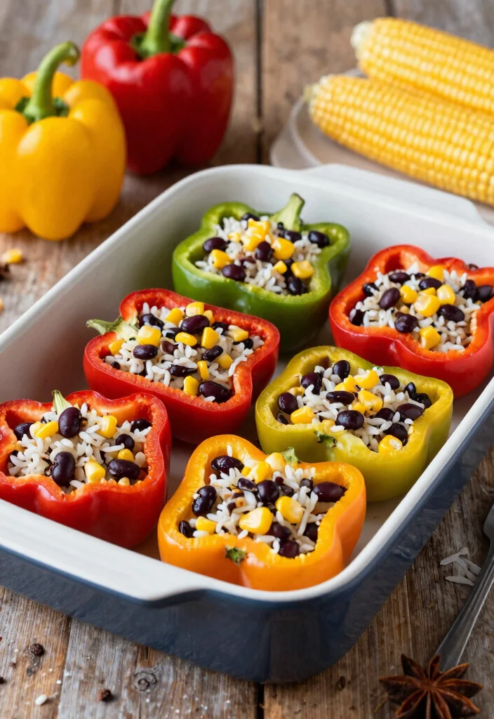 20 Cheap Dinner Recipes That Are Filling and Delicious - 18. Stuffed Bell Peppers 1