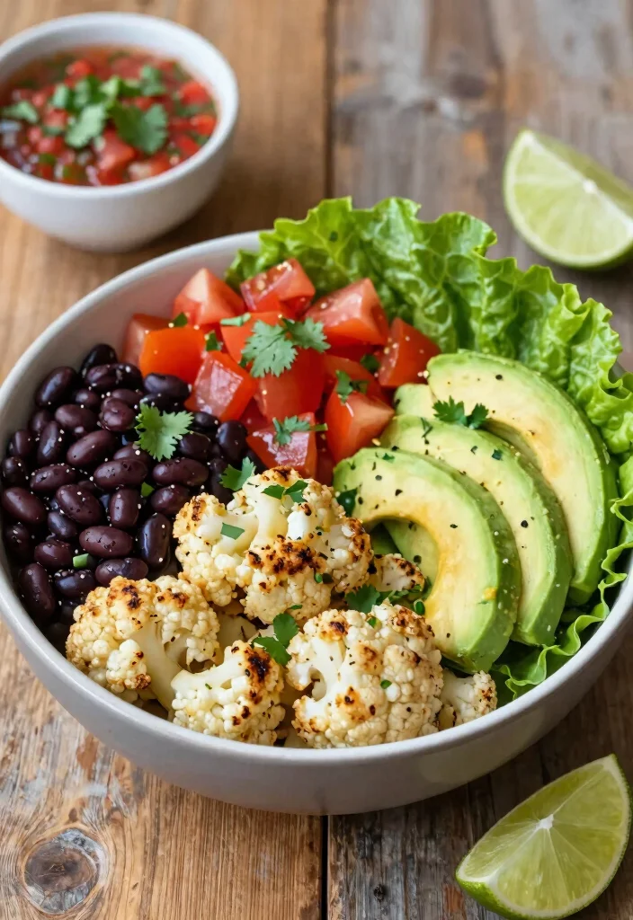 20 Dairy-Free Dinner Recipes With Big Flavor - 12. Cauliflower Taco Bowls 1