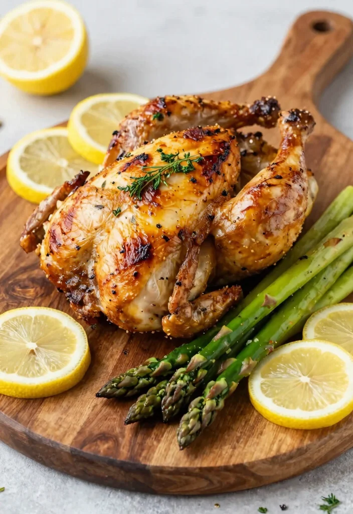 20 Easy Dinner Recipes Ready in Under 30 Minutes - 13. One-Pan Lemon Herb Chicken and Asparagus 1