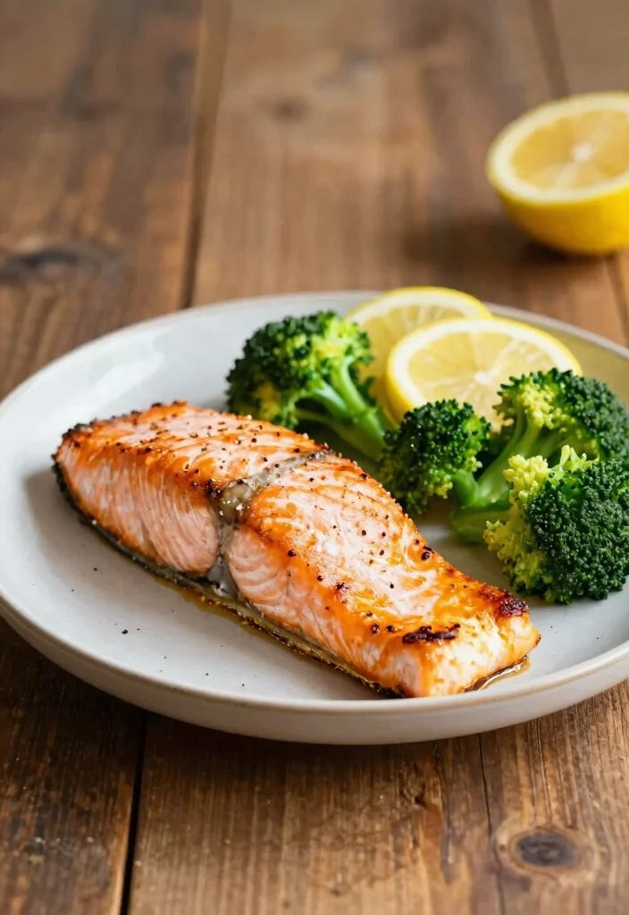 20 Easy Dinner Recipes Ready in Under 30 Minutes - 16. Easy Baked Salmon with Broccoli 1