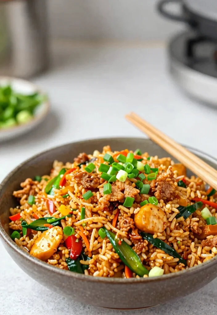 20 Easy Pork Dinner Recipes for Juicy, Flavorful Meals - 11. Spicy Pork Fried Rice 1