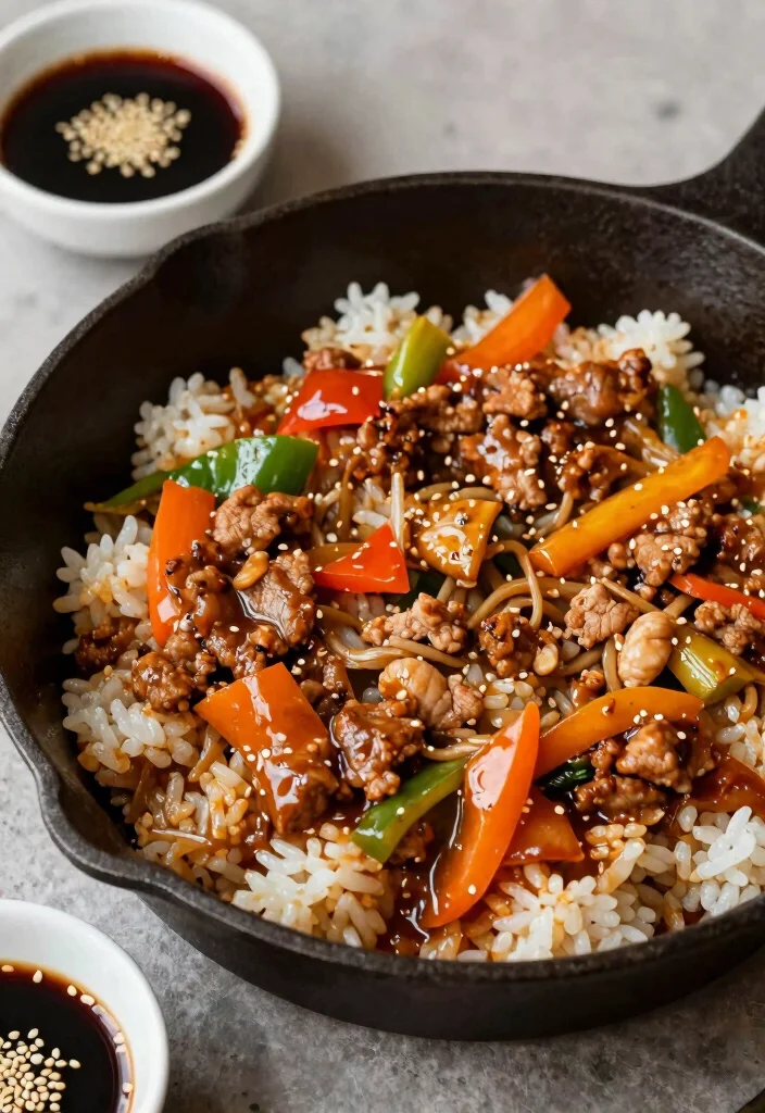 20 Easy Pork Dinner Recipes for Juicy, Flavorful Meals - 4. One-Pan Teriyaki Pork and Rice 1