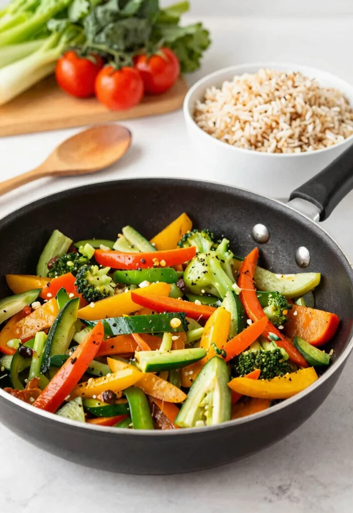 20 Easy Trader Joe’s Dinner Recipes Using Store Staples - 6. Veggie Stir-Fry with Brown Rice 1