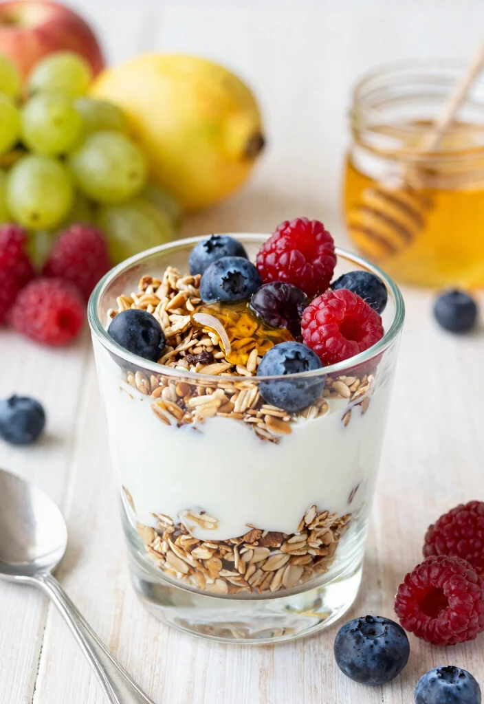 20 Easy and Cheap Lunch Ideas That Save Time and Money - 10. Greek Yogurt Parfait 1