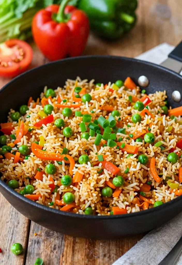 20 Easy and Cheap Lunch Ideas That Save Time and Money - 3. Veggie-Packed Fried Rice 1