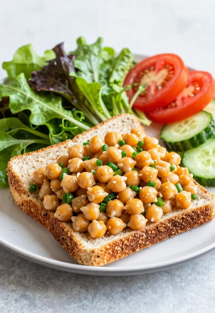 20 Easy and Cheap Lunch Ideas That Save Time and Money - 5. Chickpea Salad Sandwich 1