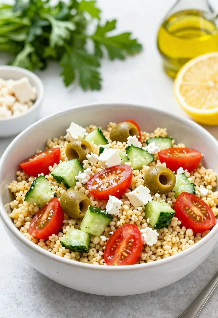 20 Easy and Cheap Lunch Ideas That Save Time and Money - 6. Mediterranean Couscous 1