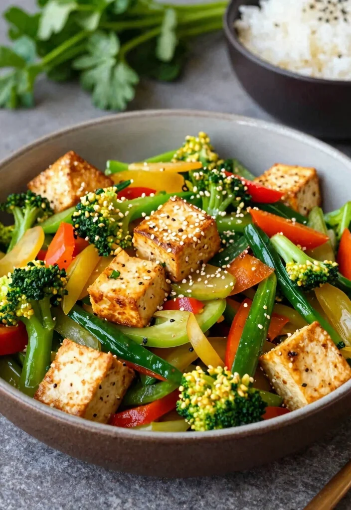 20 Filling Dinner Recipes Under 800 Calories - 14. Vegetable Stir-Fry with Tofu 1