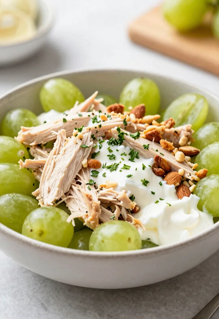 20 Filling Dinner Recipes Under 800 Calories - 15. Greek Yogurt Chicken Salad 1