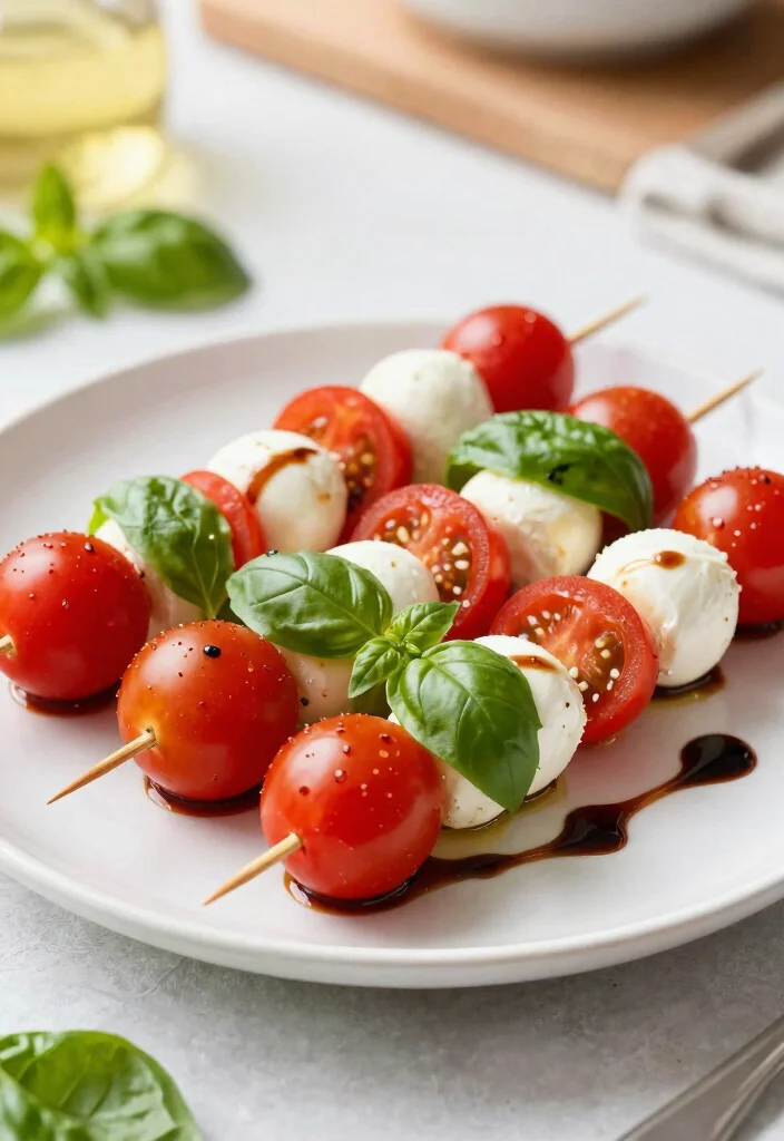 20 Fun Lunch Ideas for Kids That Make Mealtime Exciting - 11. Caprese Skewers 1
