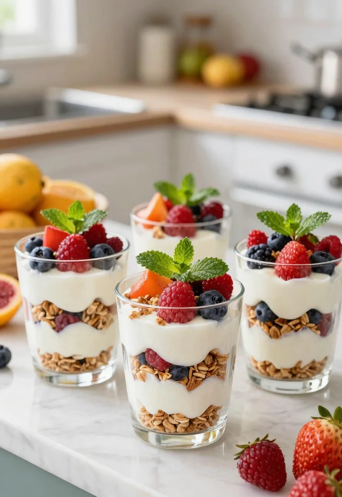 20 Fun Lunch Ideas for Kids That Make Mealtime Exciting - 3. Fruit and Yogurt Parfaits 1