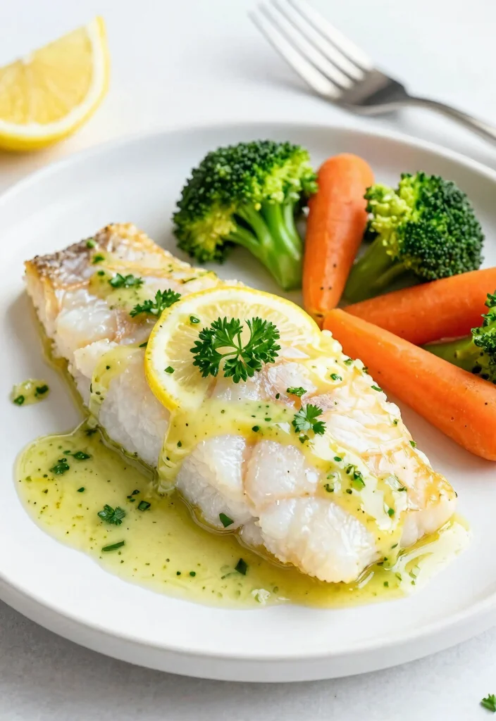 20 Healthy High-Protein Dinner Recipes to Keep You Full - 13. Lemon Garlic Cod 1