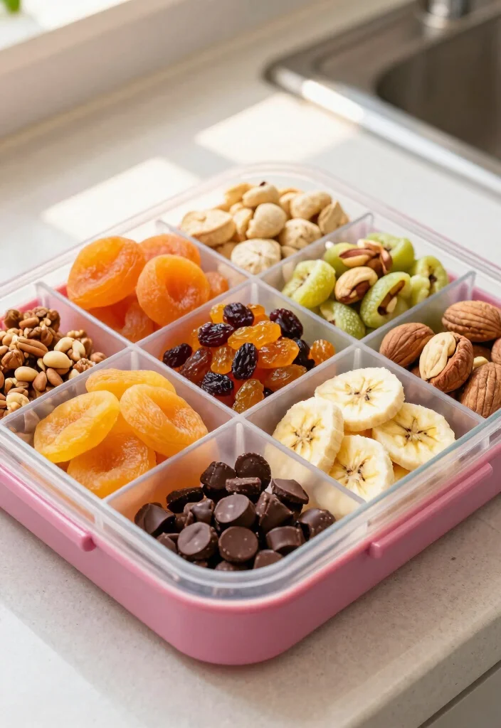 20 Healthy Lunch Box Ideas for School Kids Will Actually Eat - 5. Fruit and Nut Snack Packs 1
