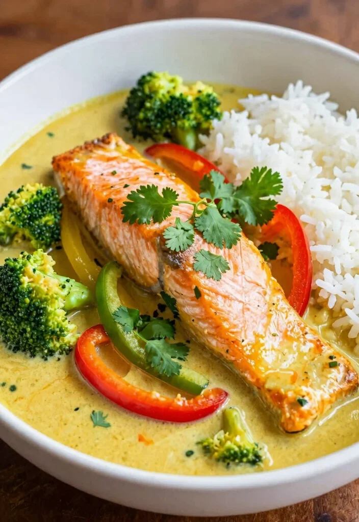 20 Healthy Salmon Dinner Recipes Ready for Weeknights - 15. Thai Salmon Curry 1