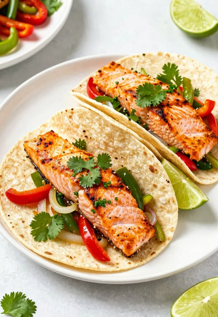 20 Healthy Salmon Dinner Recipes Ready for Weeknights - 18. Salmon Fajitas 1