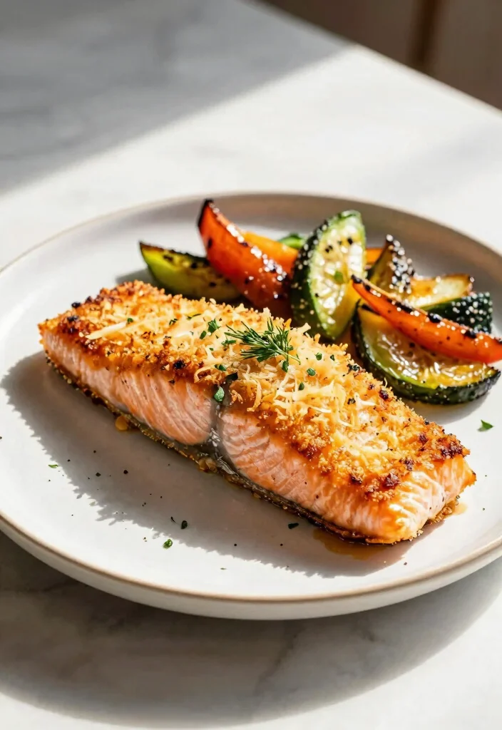 20 Healthy Salmon Dinner Recipes Ready for Weeknights - 9. Baked Parmesan Crusted Salmon 1