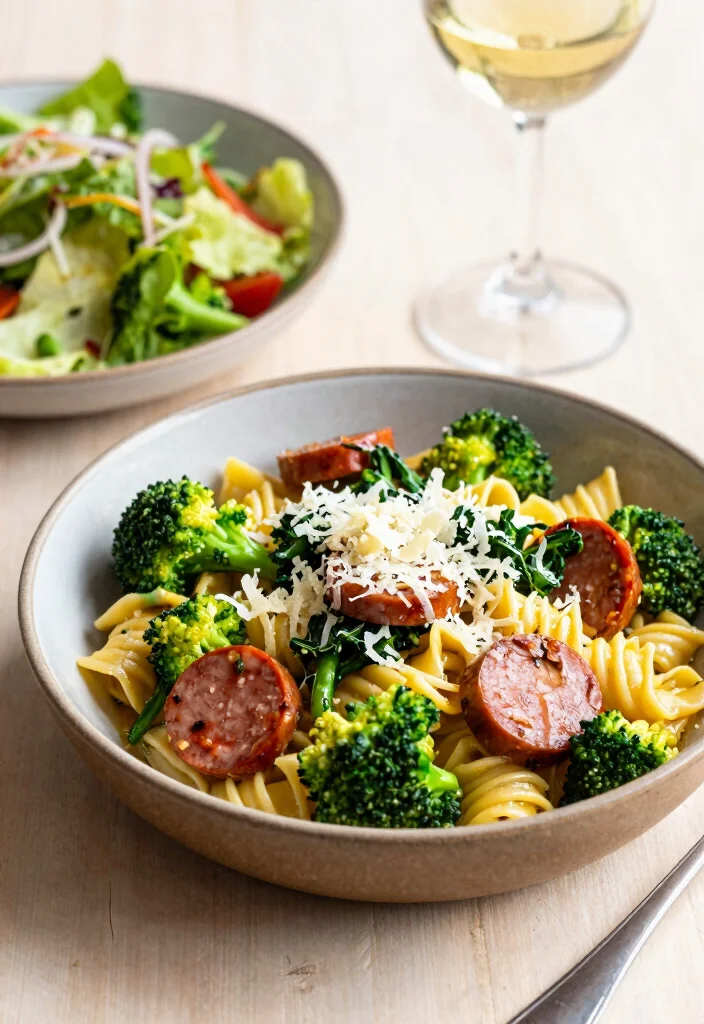 20 Italian Sausage Dinner Recipes the Whole Family Will Love - 11. Italian Sausage and Broccoli Rabe Pasta 1