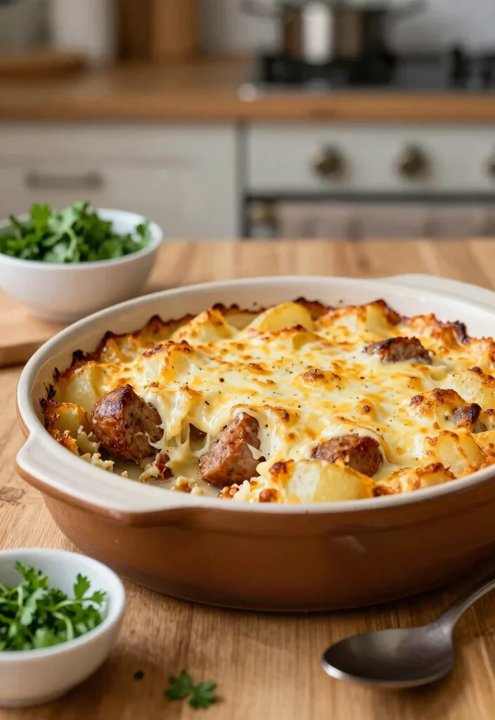 20 Italian Sausage Dinner Recipes the Whole Family Will Love - 5. Italian Sausage and Potato Casserole 1