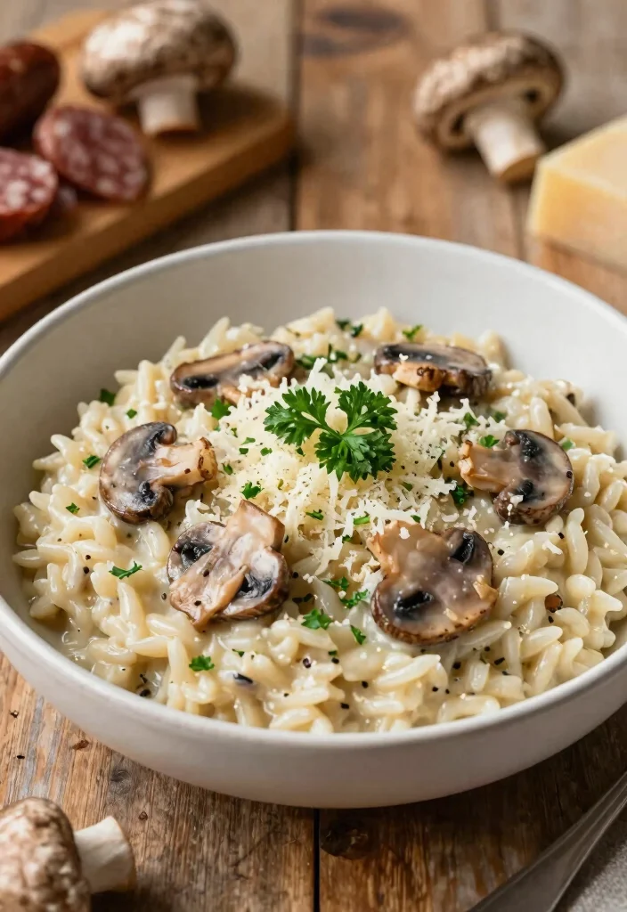 20 Italian Sausage Dinner Recipes the Whole Family Will Love - 6. Italian Sausage and Mushroom Risotto 1