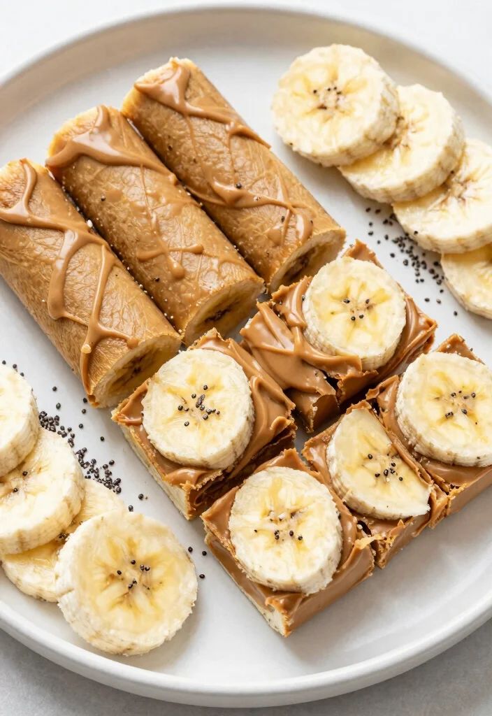 20 Lunch Options for Kids That Are Healthy and Kid-Approved - 11. Peanut Butter Banana Roll-Ups 1