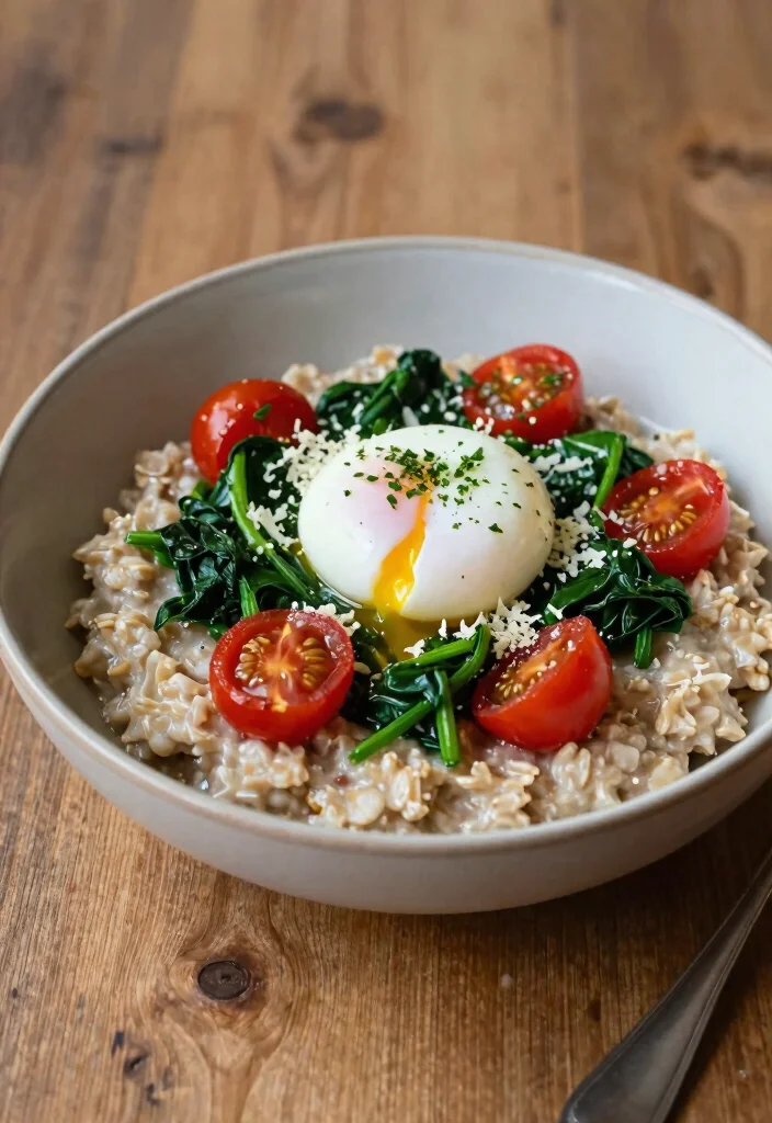 20 Lunch Options for Kids That Are Healthy and Kid-Approved - 12. Savory Oatmeal with Veggies 1