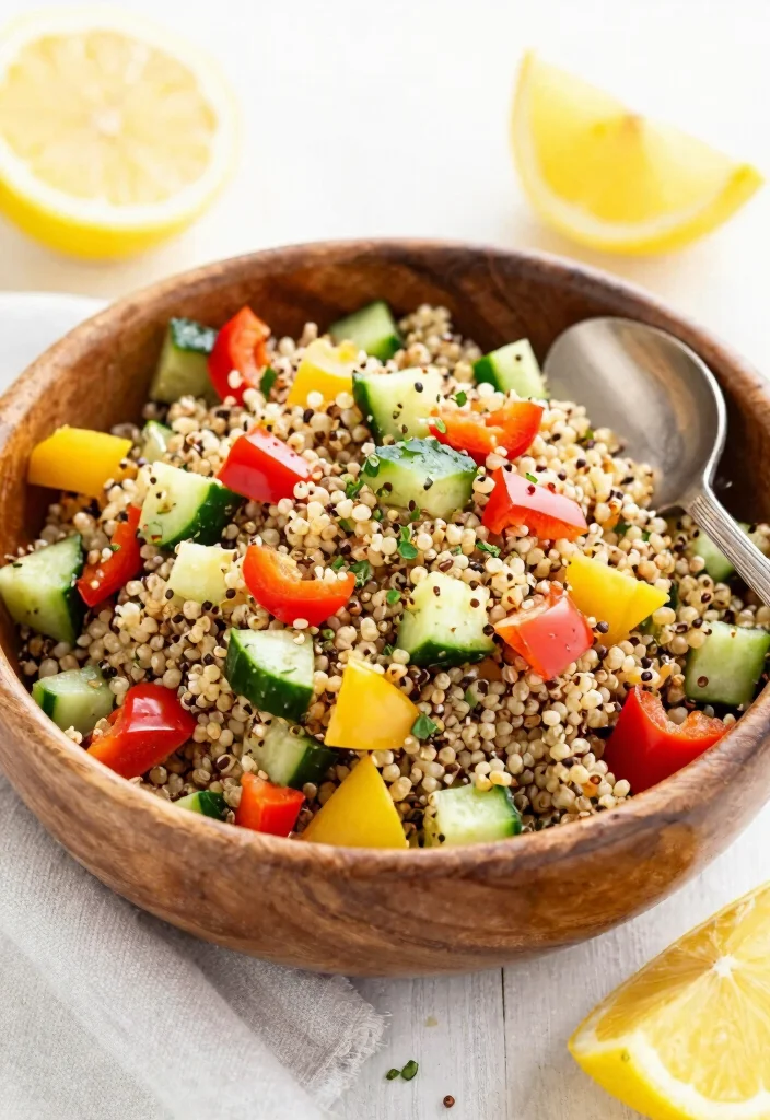 20 Lunch Options for Kids That Are Healthy and Kid-Approved - 2. Quinoa Salad with Rainbow Veggies 1