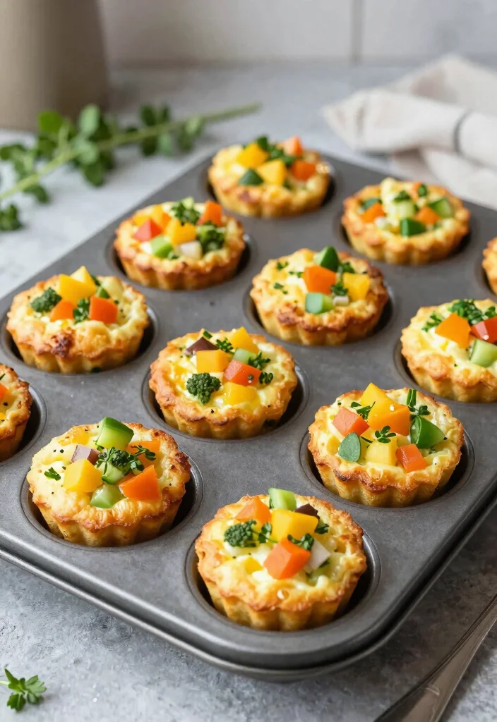 20 Lunch Options for Kids That Are Healthy and Kid-Approved - 20. Egg Muffins with Veggies 1