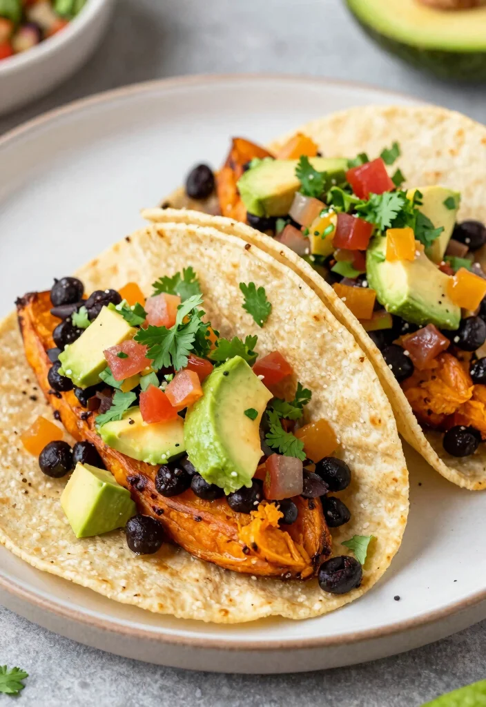 20 Lunch Options for Kids That Are Healthy and Kid-Approved - 4. Sweet Potato and Black Bean Tacos 1