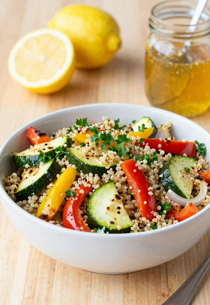20 Lunch Potluck Ideas That Are Easy to Make and Share - 1. Quinoa Salad with Roasted Veggies 1