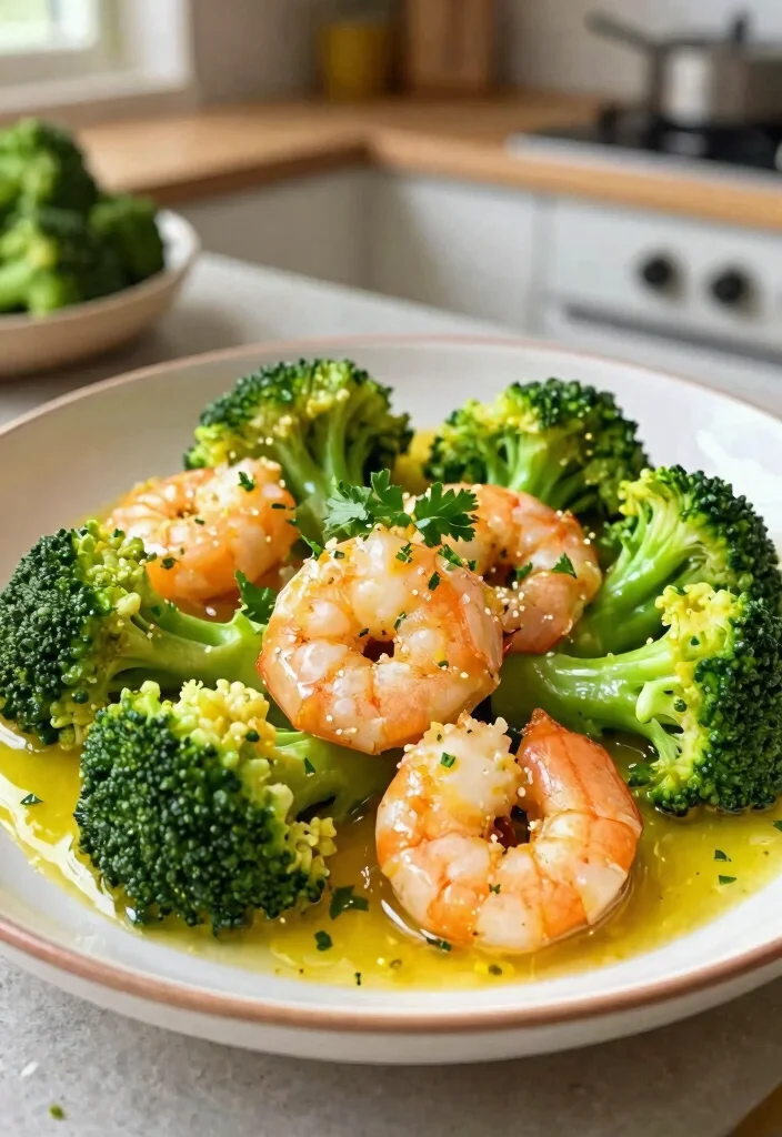20 Lunch Potluck Ideas That Are Easy to Make and Share - 18. Lemon Garlic Shrimp and Broccoli 1