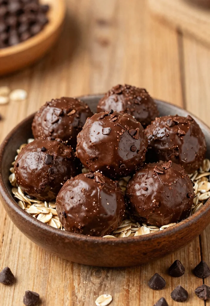 20 Lunch Potluck Ideas That Are Easy to Make and Share - 19. Chocolate Energy Bites 1