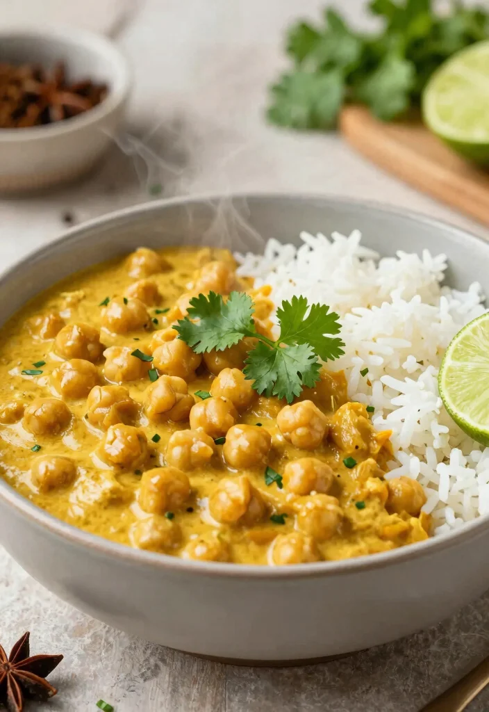 20 Meatless Dinner Recipes That Are Hearty and Satisfying - 9. Chickpea Curry 1