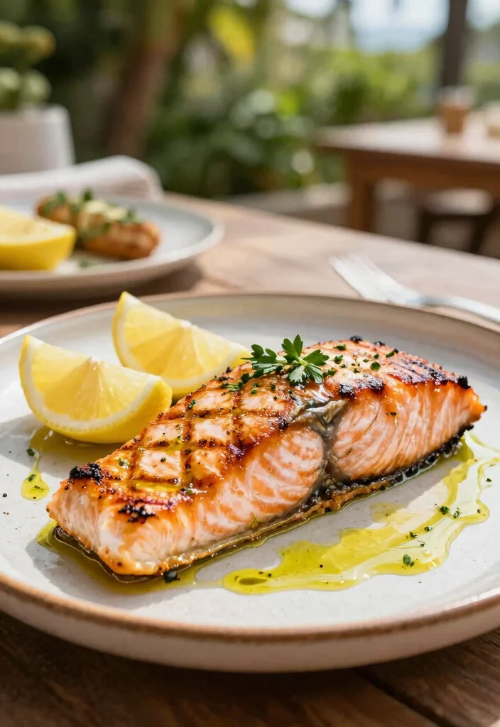 20 Mediterranean Diet Dinner Recipes for a Healthy Lifestyle - 8. Grilled Mediterranean Salmon 1