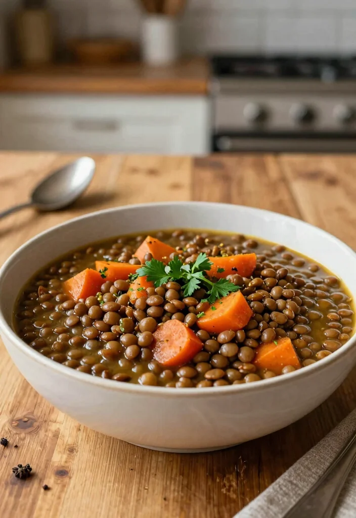 20 Mediterranean Diet Dinner Recipes for a Healthy Lifestyle - 9. Cumin-Spiced Lentil Stew 1