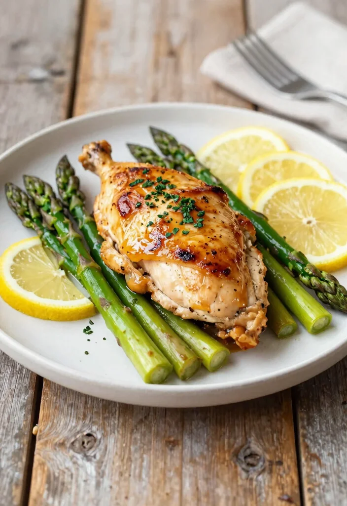 20 One-Pan Dinner Recipes for Easy Cleanup - 1. One-Pan Lemon Garlic Chicken & Asparagus 1