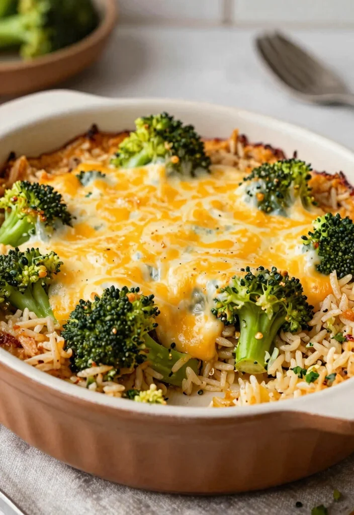 20 One-Pan Dinner Recipes for Easy Cleanup - 10. One-Pan Cheesy Broccoli & Rice Casserole 1