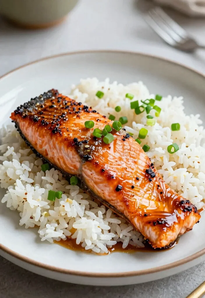 20 One-Pan Dinner Recipes for Easy Cleanup - 14. One-Pan Miso Glazed Salmon & Rice 1