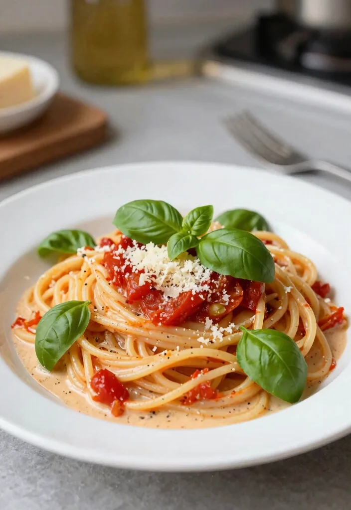 20 One-Pan Dinner Recipes for Easy Cleanup - 5. One-Pan Creamy Tomato Basil Pasta 1