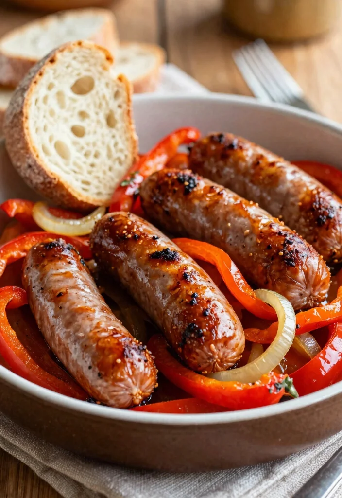 20 One-Pan Dinner Recipes for Easy Cleanup - 9. One-Pan Italian Sausage & Peppers 1