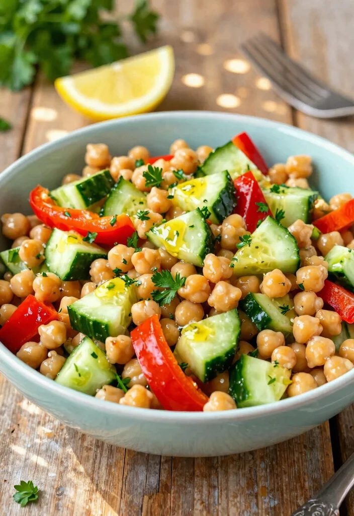 20 Whole30 Dinner Recipes That Are Simple and Satisfying - 12. Mediterranean Chickpea Salad 1