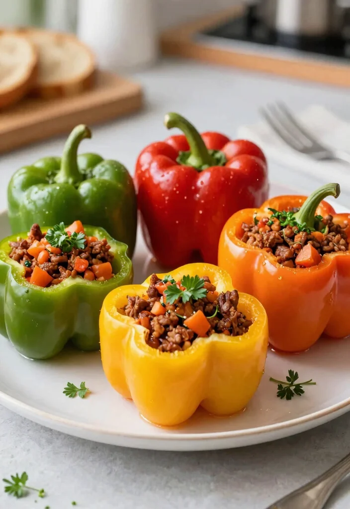 20 Whole30 Dinner Recipes That Are Simple and Satisfying - 15. Stuffed Bell Peppers 1