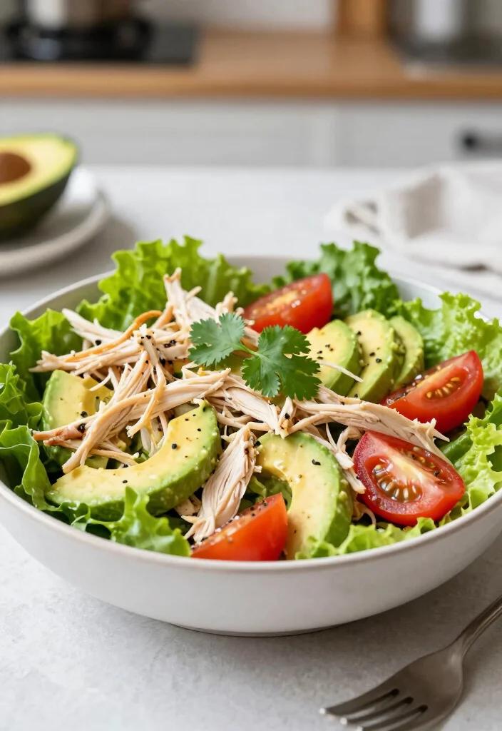 20 Whole30 Dinner Recipes That Are Simple and Satisfying - 9. Creamy Avocado Chicken Salad 1