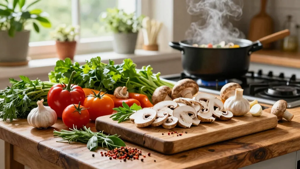 20 Vegan Mushroom Recipes: Soups, Pasta and Main Dishes - Hot Cook Recipes