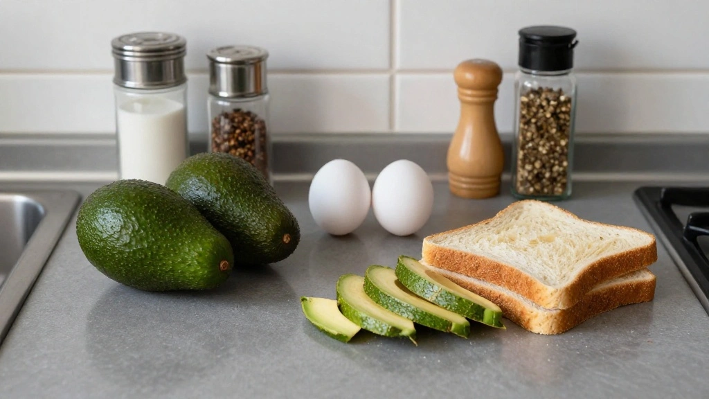 Avocado Toast with Egg for Breakfast - Step 1: Prepare Ingredients 1