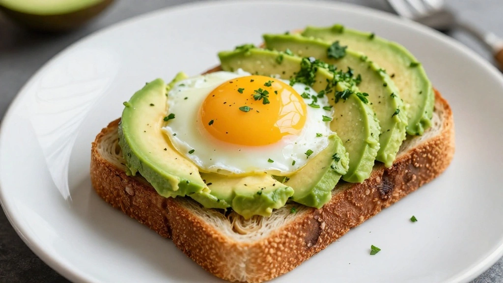 Avocado Toast with Egg for Breakfast - Step 8: Garnish and Serve 1
