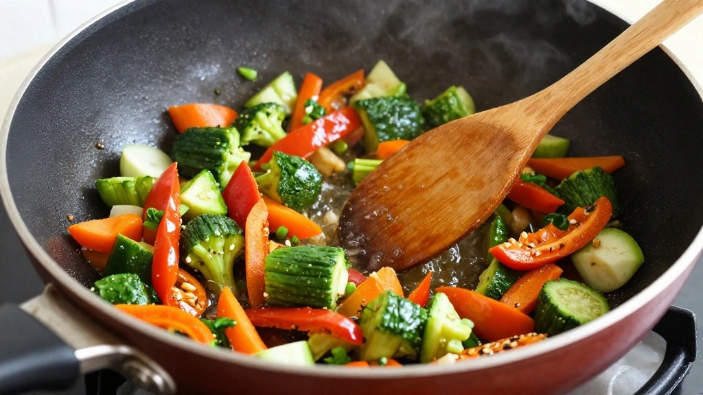 Breakfast Quesadilla Recipe - Step 3: Cook Vegetables 1