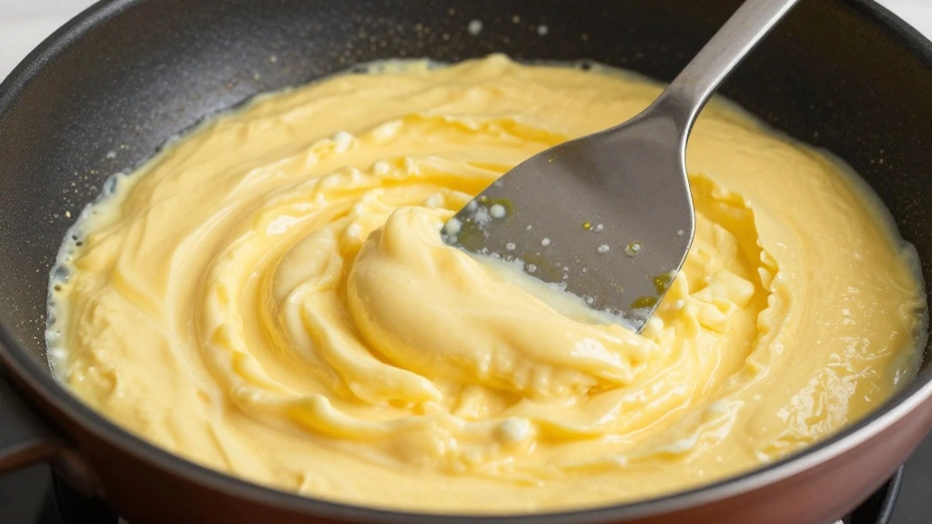 Breakfast Quesadilla Recipe - Step 4: Scramble Eggs 1